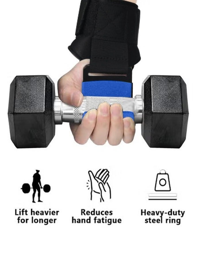 0TO1 TECH Weight Lifting Hooks with Wrist Wraps, Padded Lifting Hooks for Men and Women, High-Grade Gard Pull Lifting Straps, Pull-Up Lifting Gloves - Image 4